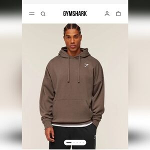 Gymshark Men's Taupe Hoodie
